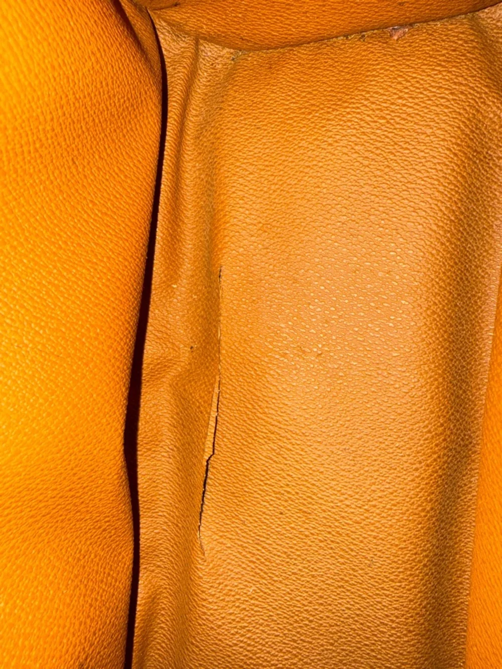 Dooney & Bourke White and Tan Pebbled Leather Satchel - Picture 8 of 10